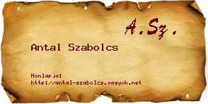 Antal Szabolcs névjegykártya